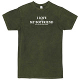  "I Love It When My Boyfriend Lets Me Play Board Games" men's t-shirt Vintage Olive