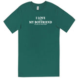  "I Love It When My Boyfriend Lets Me Play Video Games" men's t-shirt Teal