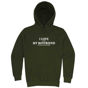  "I Love It When My Boyfriend Lets Me Play Video Games" hoodie, 3XL, Vintage Black
