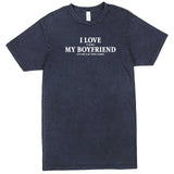  "I Love It When My Boyfriend Lets Me Play Video Games" men's t-shirt Vintage Denim