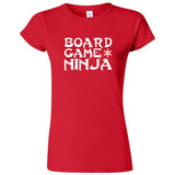  "Board Game Ninja" women's t-shirt Red