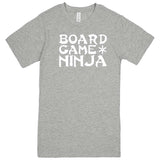  "Board Game Ninja" men's t-shirt Heather Grey