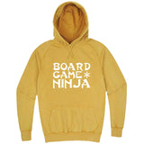  "Board Game Ninja" hoodie, 3XL, Vintage Mustard