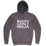  "Board Game Ninja" hoodie, 3XL, Vintage Zinc