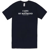  "I Love It When My Boyfriend Lets Me Play Poker" men's t-shirt Navy