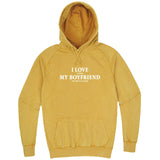  "I Love It When My Boyfriend Lets Me Play Poker" hoodie, 3XL, Vintage Mustard