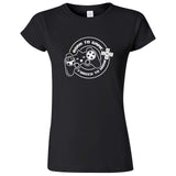  "Born to Game, Forced to Work" women's t-shirt Black