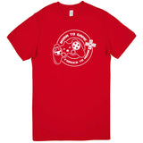  "Born to Game, Forced to Work" men's t-shirt Red