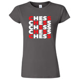  "Chess Chess" women's t-shirt Charcoal