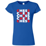 "Chess Chess" women's t-shirt Royal Blue