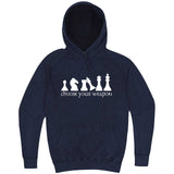  "Choose Your Weapon - Chess" hoodie, 3XL, Vintage Denim