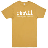  "Choose Your Weapon - Chess" men's t-shirt Vintage Mustard