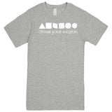  "Choose Your Weapon - Role-Playing Games" men's t-shirt Heather Grey
