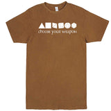  "Choose Your Weapon - Role-Playing Games" men's t-shirt Vintage Camel