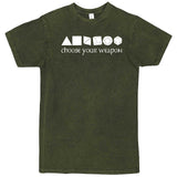  "Choose Your Weapon - Role-Playing Games" men's t-shirt Vintage Olive