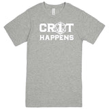 "Crit Happens" men's t-shirt Heather Grey