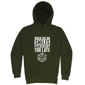  "When the DM Smiles It's Already Too Late" hoodie, 3XL, Vintage Black
