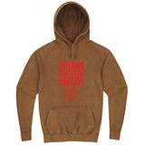  "When the DM Smiles It's Already Too Late, Red" hoodie, 3XL, Vintage Camel