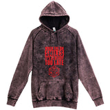  "When the DM Smiles It's Already Too Late, Red" hoodie, 3XL, Vintage Cloud Black
