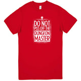  "Do Not Piss Off the Dungeon Master" men's t-shirt Red