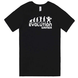  "Evolution Gamer - Console Gamer" men's t-shirt Black