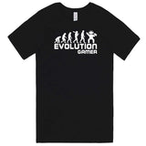  "Evolution Gamer - Console Gamer" men's t-shirt Black