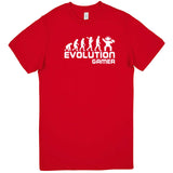  "Evolution Gamer - Console Gamer" men's t-shirt Red