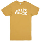  "Evolution Gamer - Console Gamer" men's t-shirt Vintage Mustard