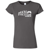  "Evolution Gamer - Controller" women's t-shirt Charcoal