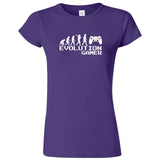  "Evolution Gamer - Controller" women's t-shirt Purple