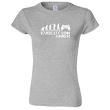  "Evolution Gamer - Controller" women's t-shirt Sport Grey