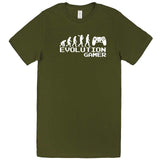  "Evolution Gamer - Controller" men's t-shirt Army Green