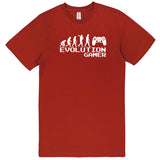  "Evolution Gamer - Controller" men's t-shirt Paprika