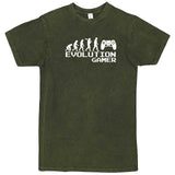 "Evolution Gamer - Controller" men's t-shirt Vintage Olive
