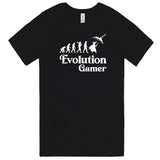  "Evolution Gamer - Fantasy" men's t-shirt Black