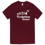  "Evolution Gamer - Fantasy" men's t-shirt Burgundy