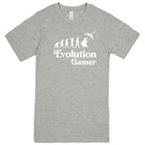  "Evolution Gamer - Fantasy" men's t-shirt Heather Grey
