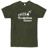  "Evolution Gamer - Fantasy" men's t-shirt Vintage Olive