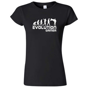  "Evolution Gamer - Superhero" women's t-shirt Black