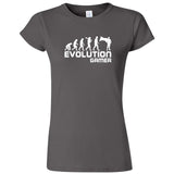  "Evolution Gamer - Superhero" women's t-shirt Charcoal