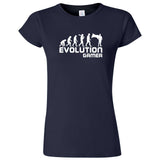 "Evolution Gamer - Superhero" women's t-shirt Navy Blue