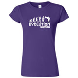  "Evolution Gamer - Superhero" women's t-shirt Purple