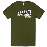  "Evolution Gamer - Superhero" men's t-shirt Army Green