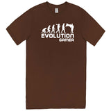  "Evolution Gamer - Superhero" men's t-shirt Chestnut