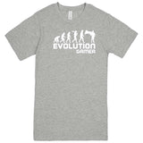  "Evolution Gamer - Superhero" men's t-shirt Heather Grey