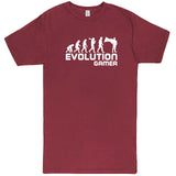  "Evolution Gamer - Superhero" men's t-shirt Vintage Brick