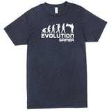  "Evolution Gamer - Superhero" men's t-shirt Vintage Denim