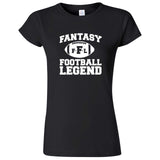  "Fantasy Football Legend" women's t-shirt Black
