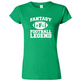  "Fantasy Football Legend" women's t-shirt Irish Green