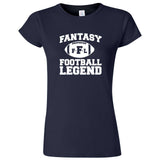  "Fantasy Football Legend" women's t-shirt Navy Blue